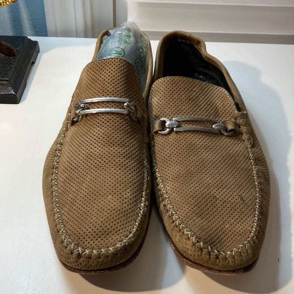 Broletto Mondale Loafers Sz 11.5 Tan